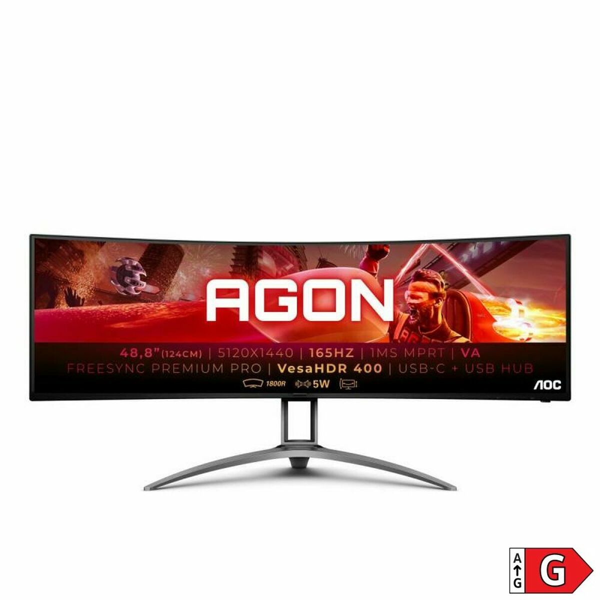 Монитор AOC AOC AGON AG493UCX2 Quad HD 49"